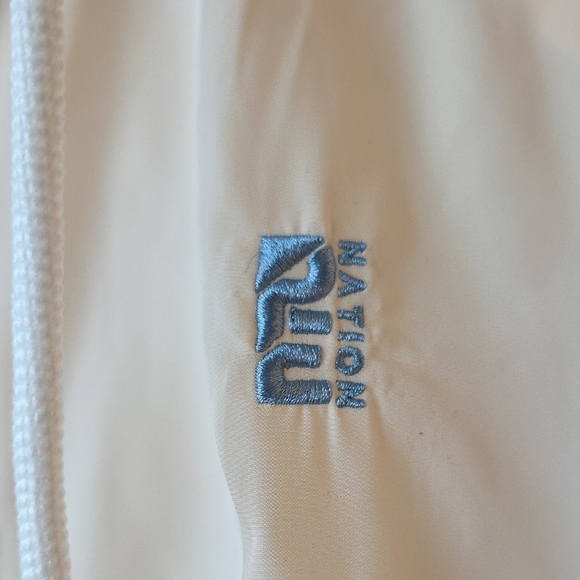 P.E Nation Women's Cream Hooded Windbreaker - Picture 2 of 11